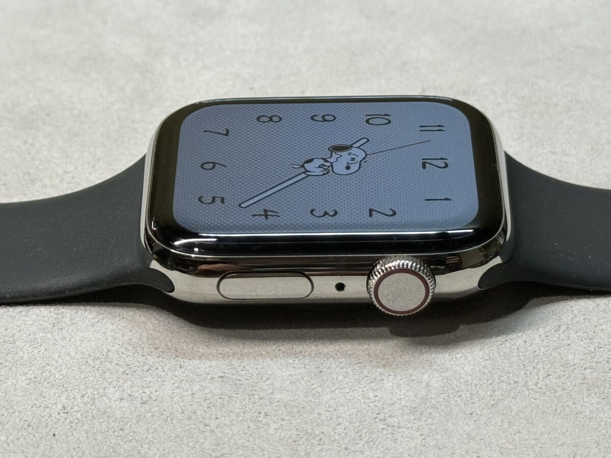 即決 美品 Apple watch Series5 44mm シルバーステンレス GPS+ 即決 美品 Apple watch Series5 44mm シルバーステンレス GPS+