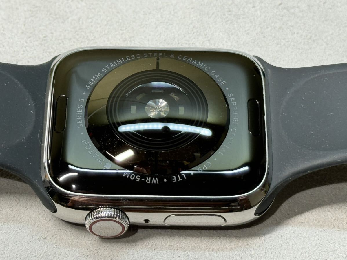 即決 美品 Apple watch Series5 44mm シルバーステンレス GPS+ 即決 美品 Apple watch Series5 44mm シルバーステンレス GPS+