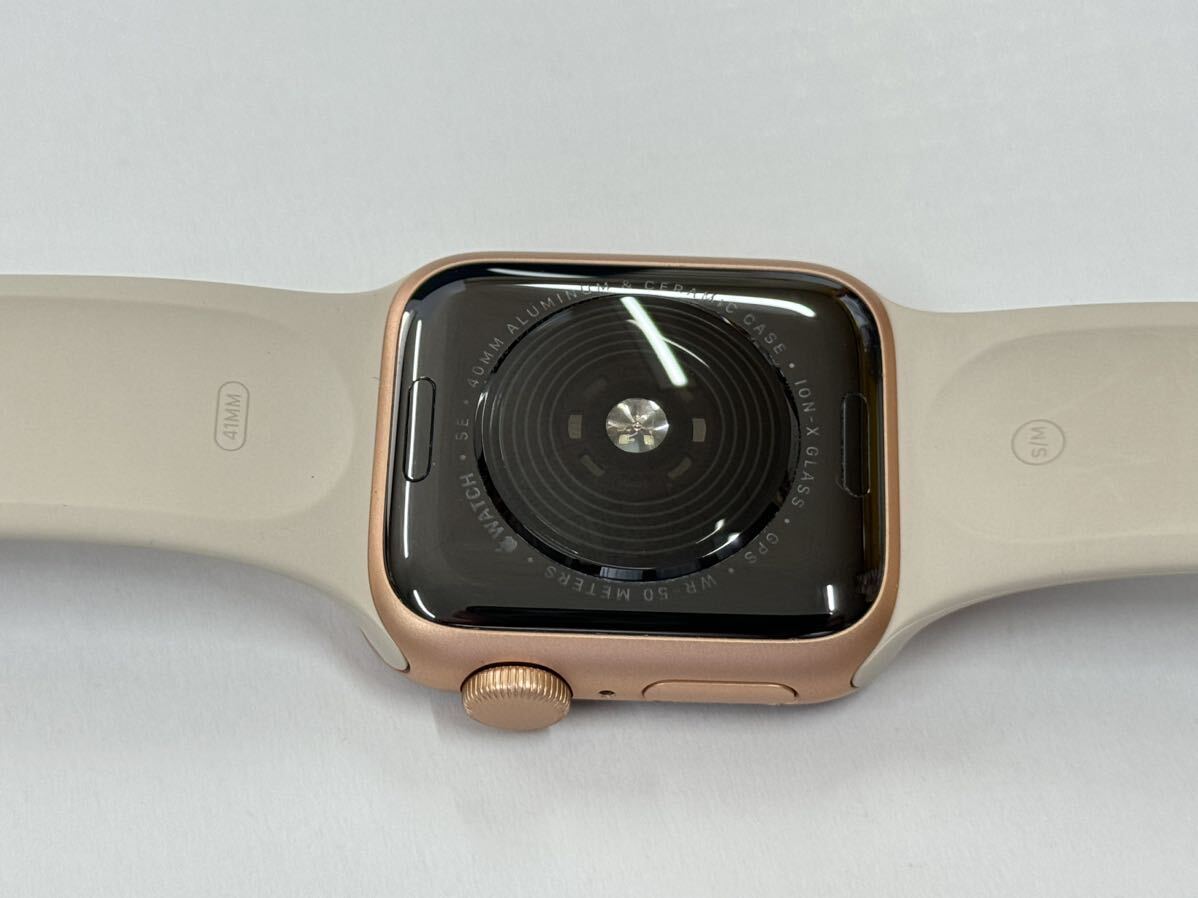 ☆即決 美品 初めての方もオススメ Apple Watch SE 40mm ゴールドアルミニウム アップルウォッチ GPSモデル 778の画像7