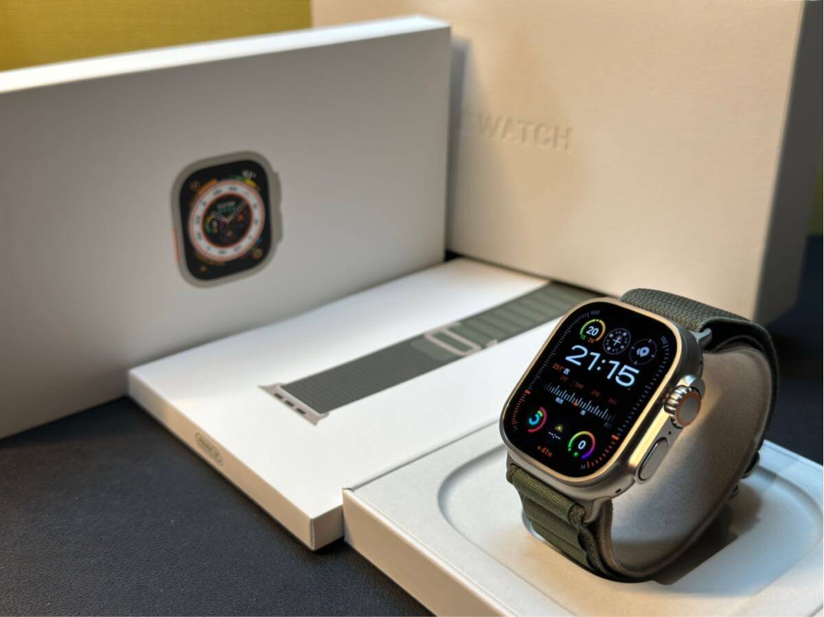 超美品】Apple Watch Ultra 49mm ミッドナイトオーシャン 腕時計 超美品】Apple Watch Ultra 49mm ミッドナイトオーシャン 腕時計