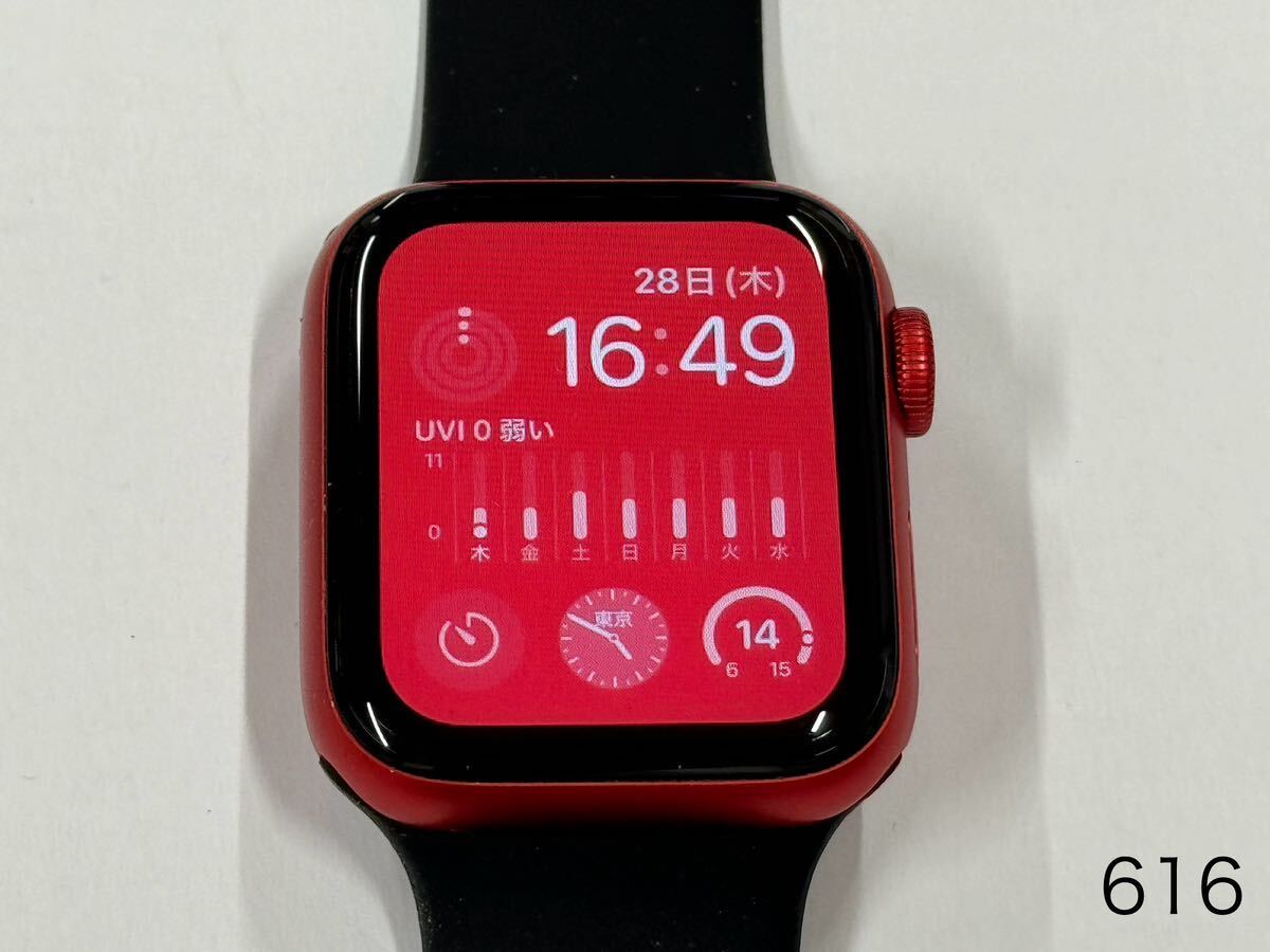 即決 美品 RED Apple watch Series6 40mm レッドアルミニウム 即決 美品 RED Apple watch Series6 40mm レッドアルミニウム