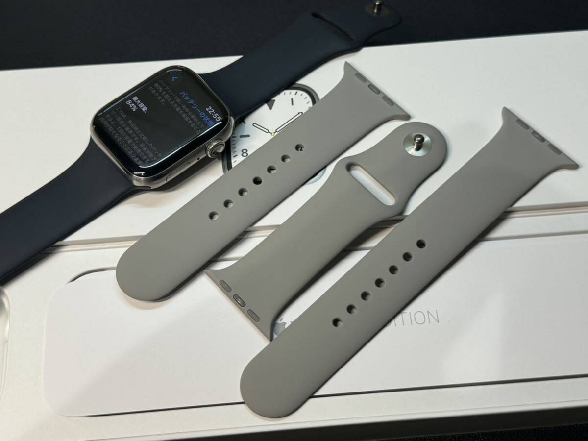 * быстрое решение прекрасный товар Apple Watch series7 Edition серебряный титан Titanium 45mm Apple часы Cellular выпуск titanium 785