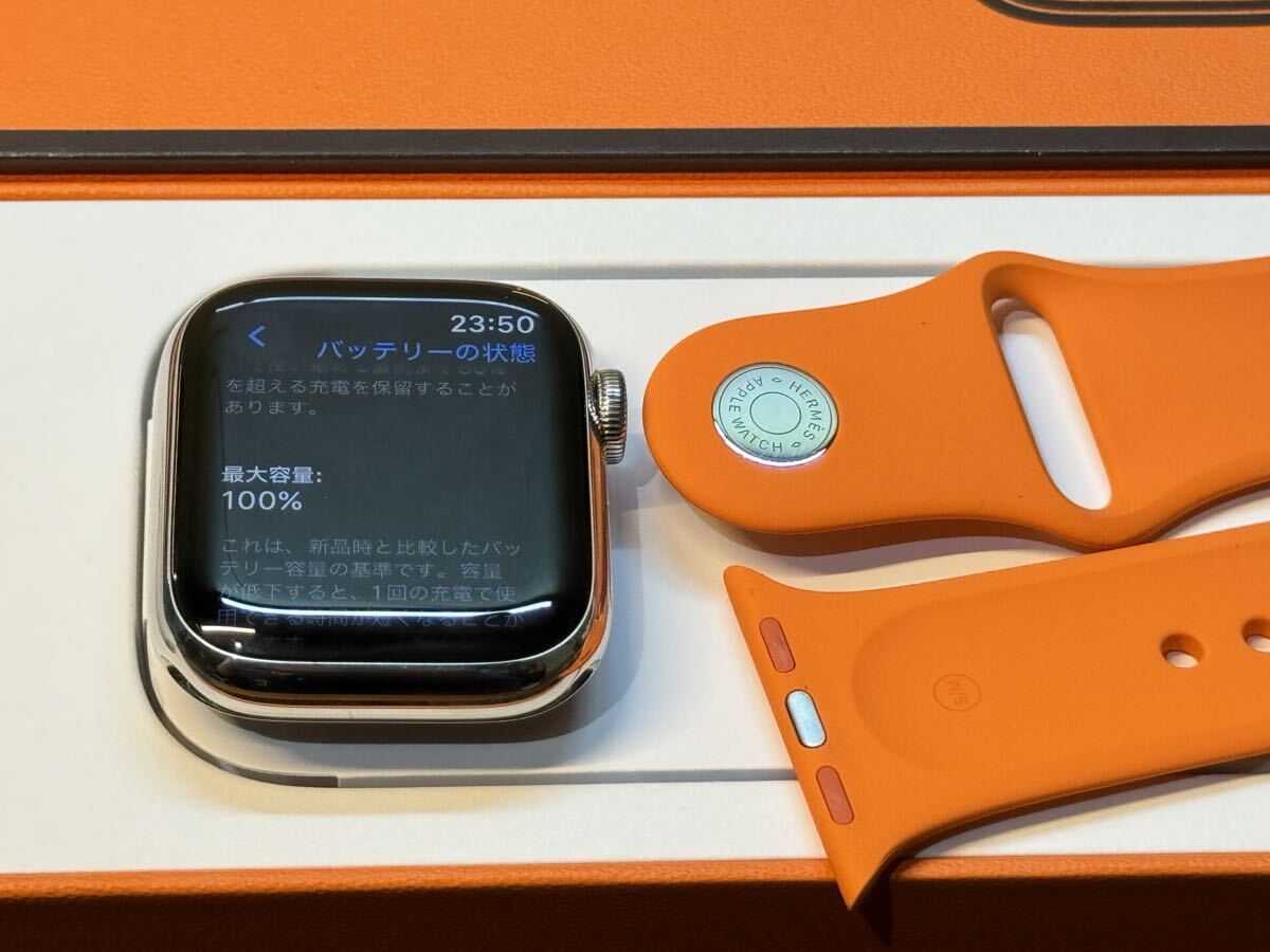 * быстрое решение уход + прекрасный товар Hermes оригинальный частота Apple Watch series8 HERMES 41mm Apple часы Hermes Cellular нержавеющая сталь серии 8 814