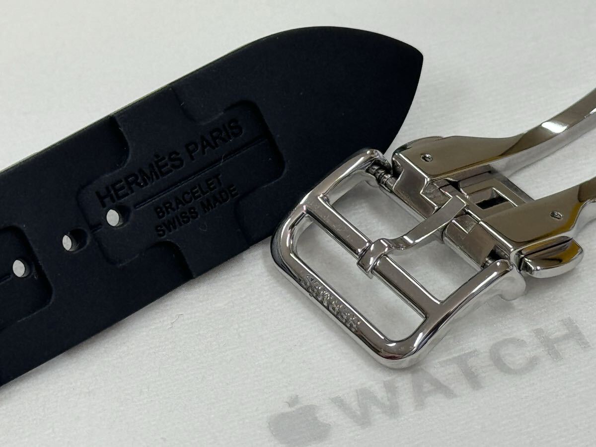 * быстрое решение прекрасный товар редкий Series9 сверло mApple Watch Hermes 40mm 41mm черный простой палец на ноге ru -тактный lap up ru часы Hermes 742