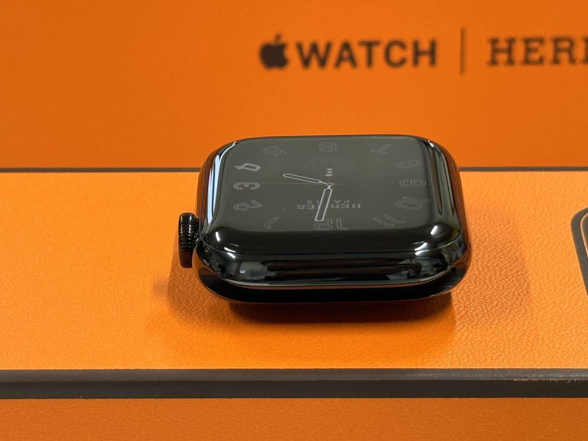 ★即決 未使用 Apple Watch series6 HERMES 44mm ブラック ステンレス アップルウォッチ エルメス 黒 GPS+Cellular 831_画像5