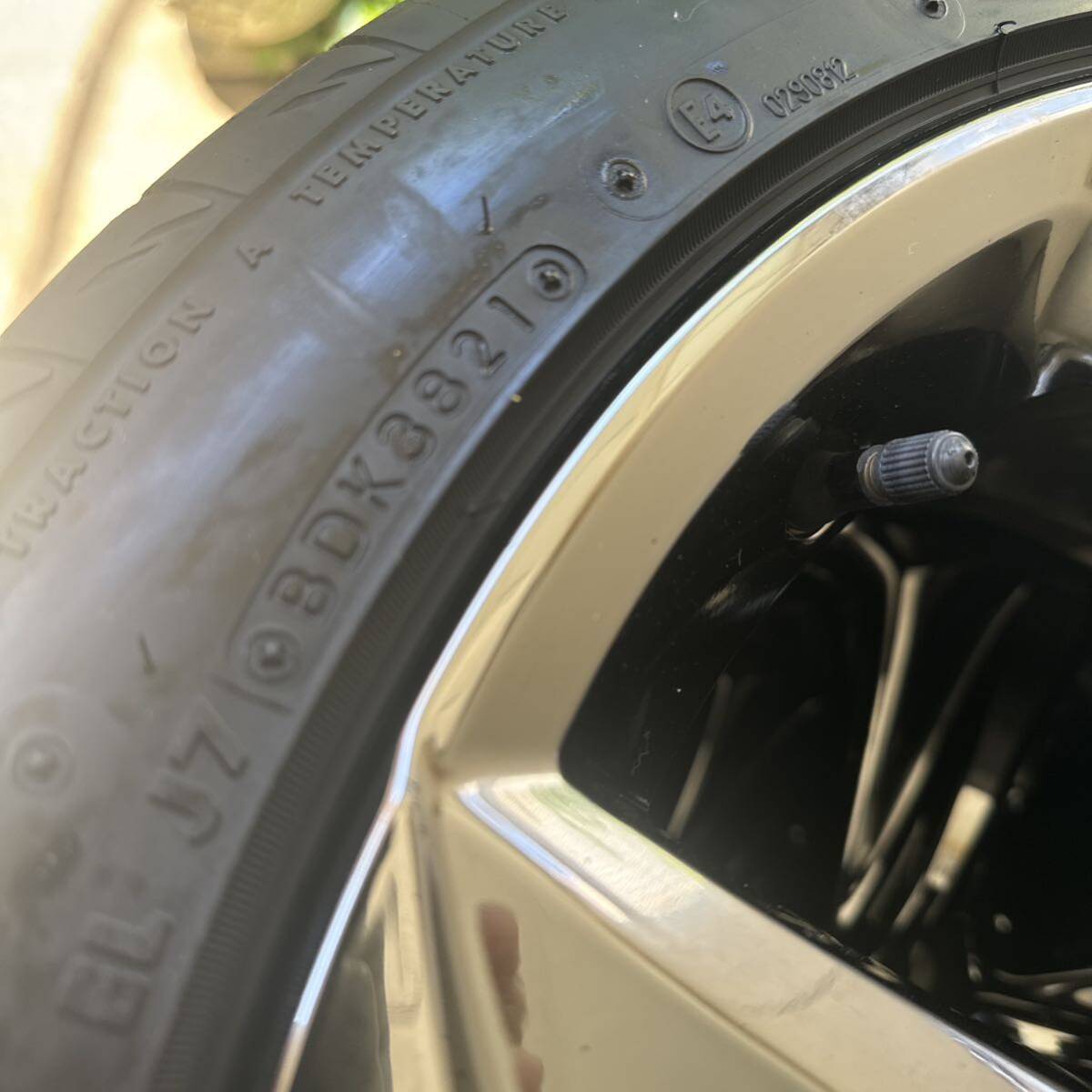 220系クラウン　RS 純正ホイール　メッキ　スパッタリング　トヨタ　ARS220 アルミ　オプション　225/45/r18 アドバンス_画像9