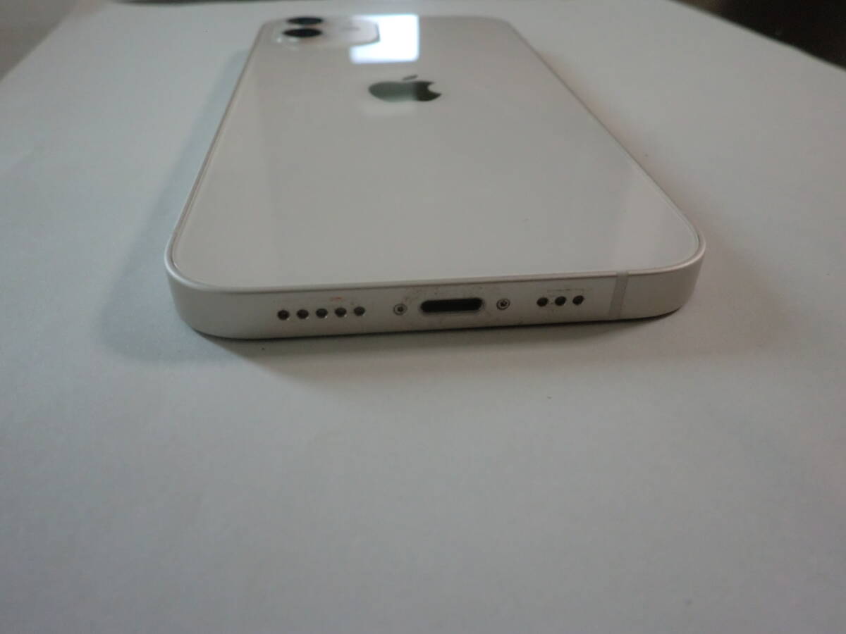  i phone12 超美品  6４g  バッテリー最大容量 89%  白 の画像3