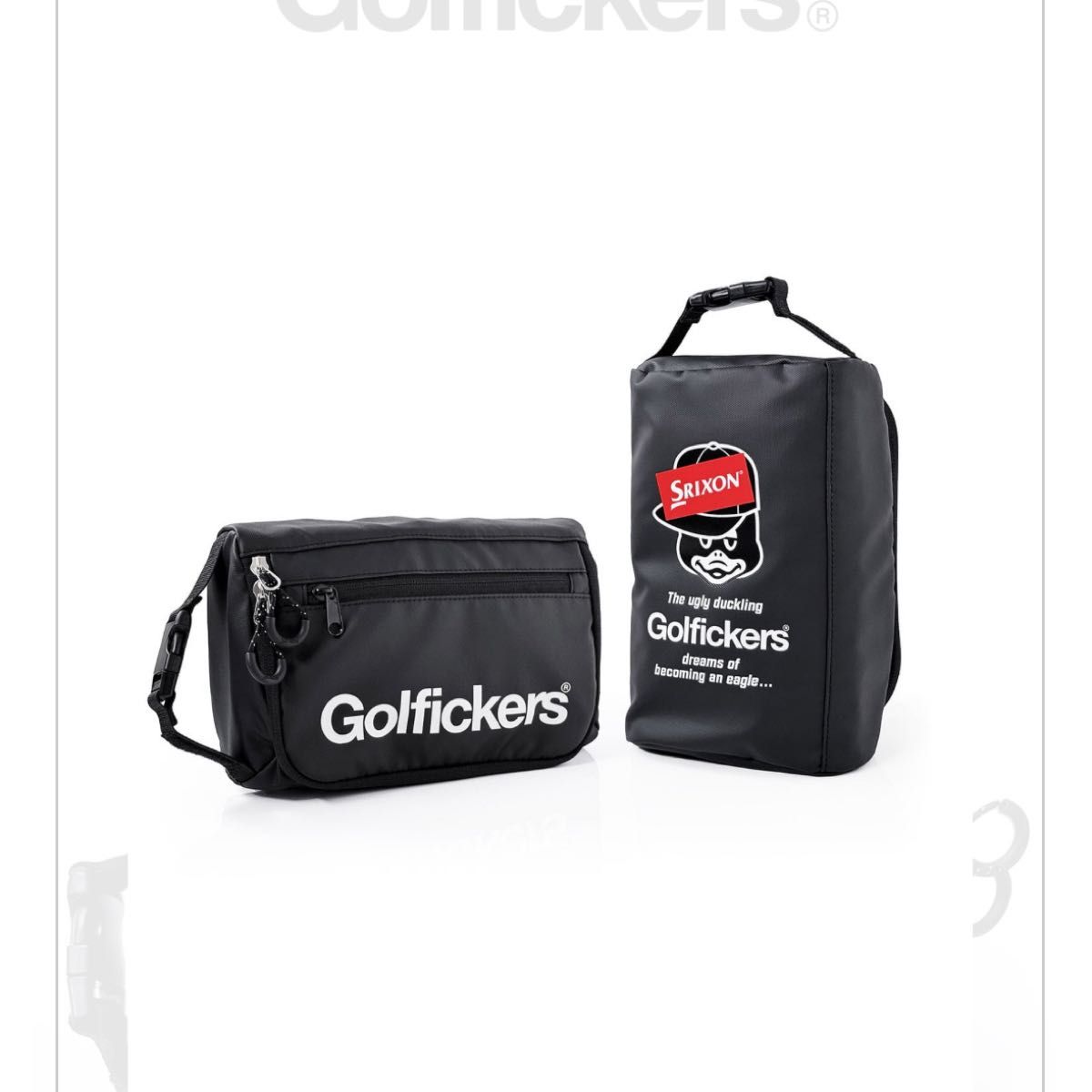 GOLFICKERS×SRIXON ゴルフ ラウンドポーチ 大人気コラボ/新品未開封】Golfickers SRIXON Round Pouch