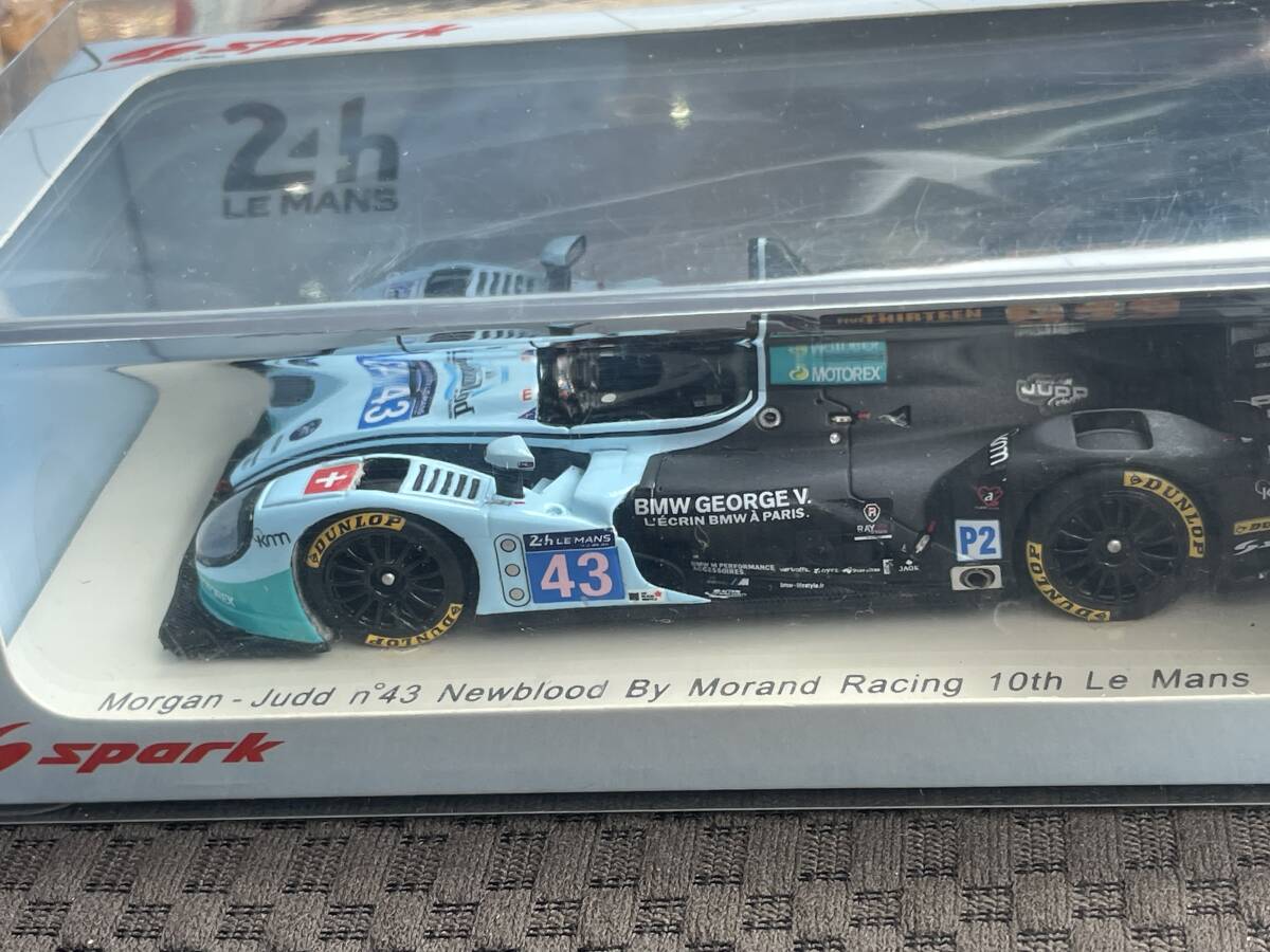 spark　1/43　S4222　Morgan-Judd #43 Newblood BY Morand Racing 10th LM2014　used 良品