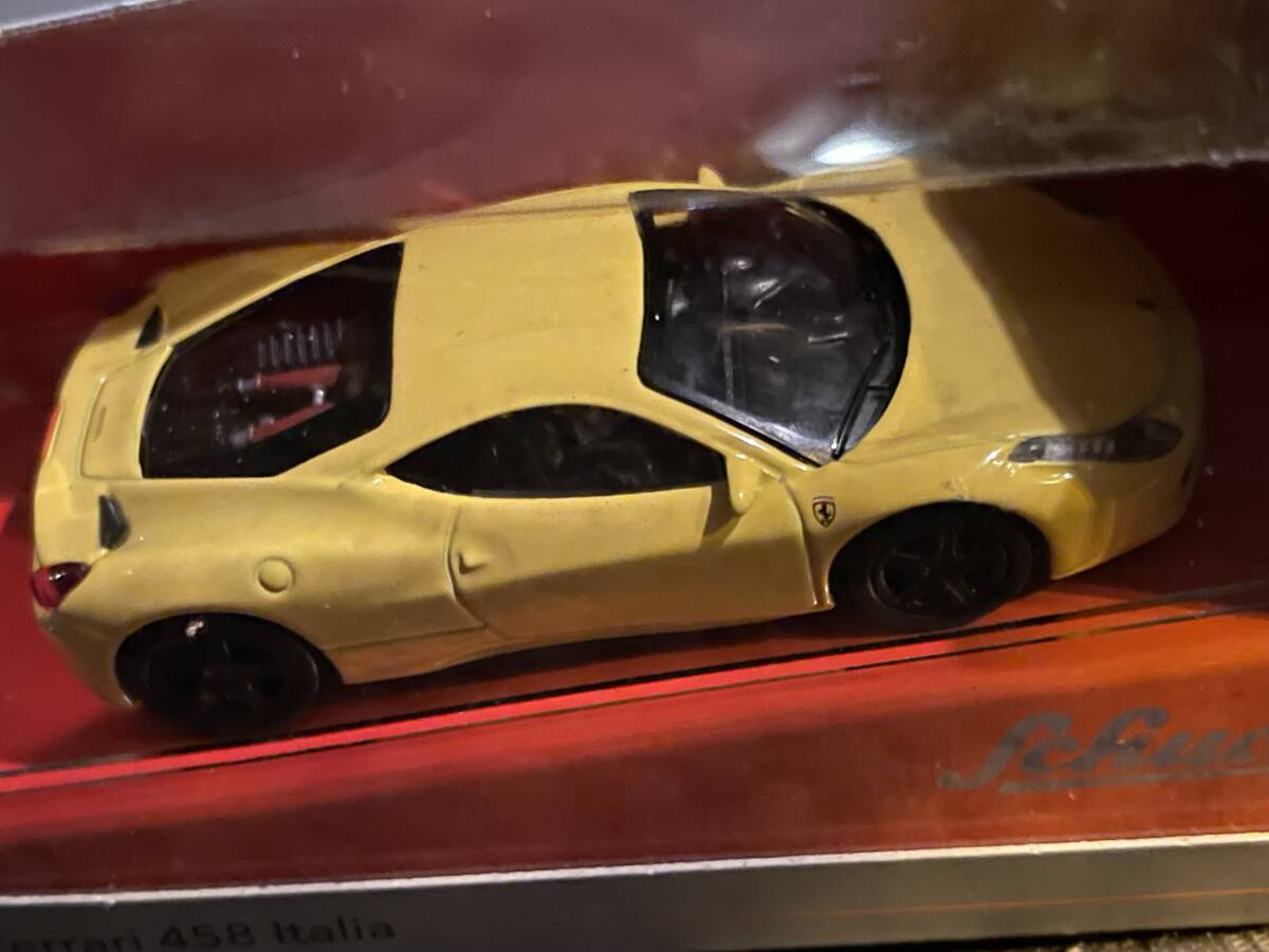 シュコー 1/64 フェラーリ４５８ イタリア 2台セット used 美品の画像3