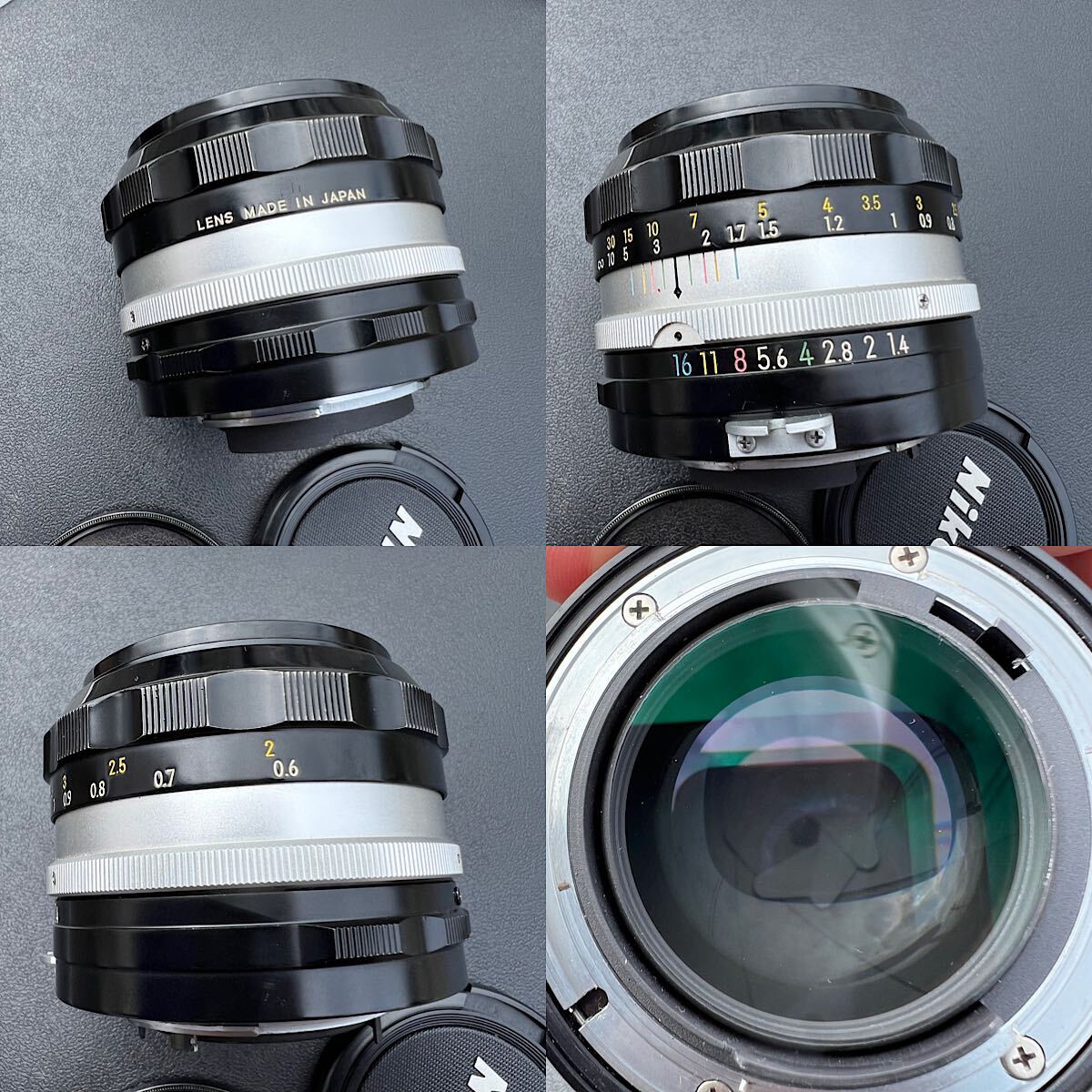 ★美品★Nikon NIKKOR-S・C Auto 1:1.4 f=50mm マニュアルフォーカス レンズ 中古品 の画像9