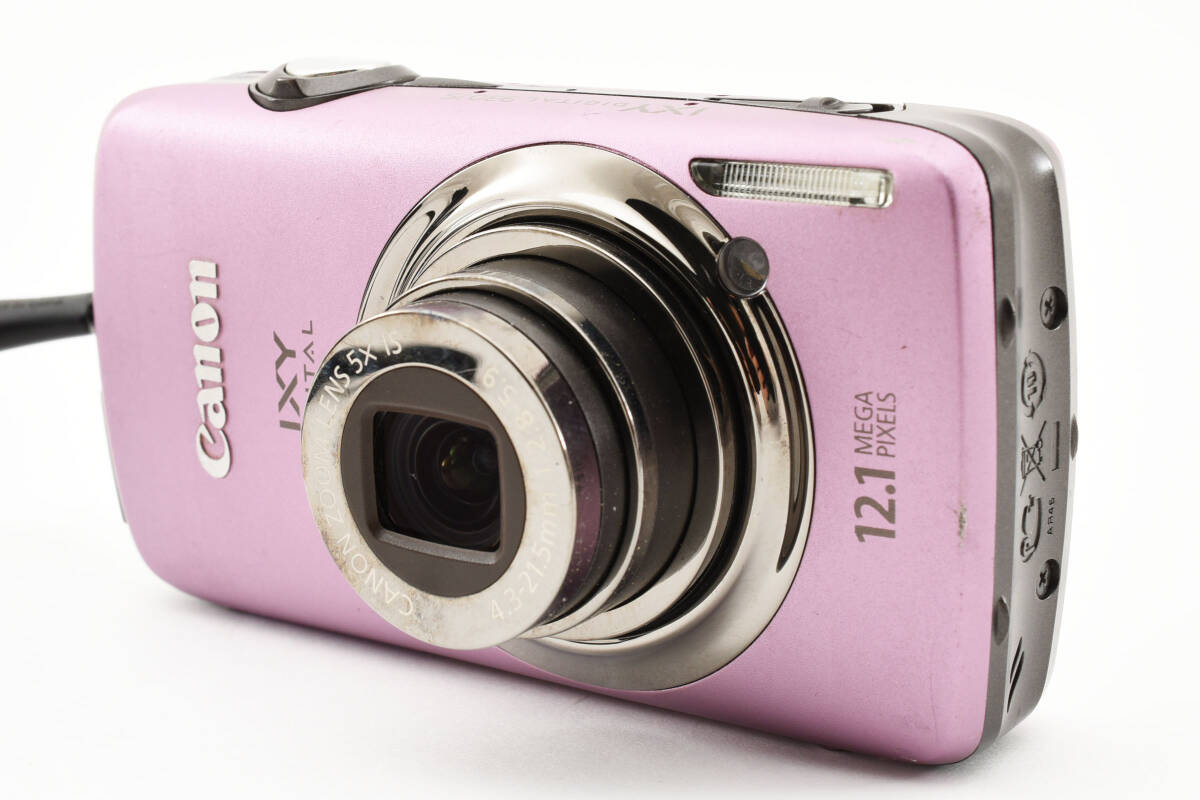 Canon IXY 930 IS パープル PC1437 ★動作確認済み・カビクモリなし キヤノン イクシー コンパクトデジタルカメラ A175の画像1