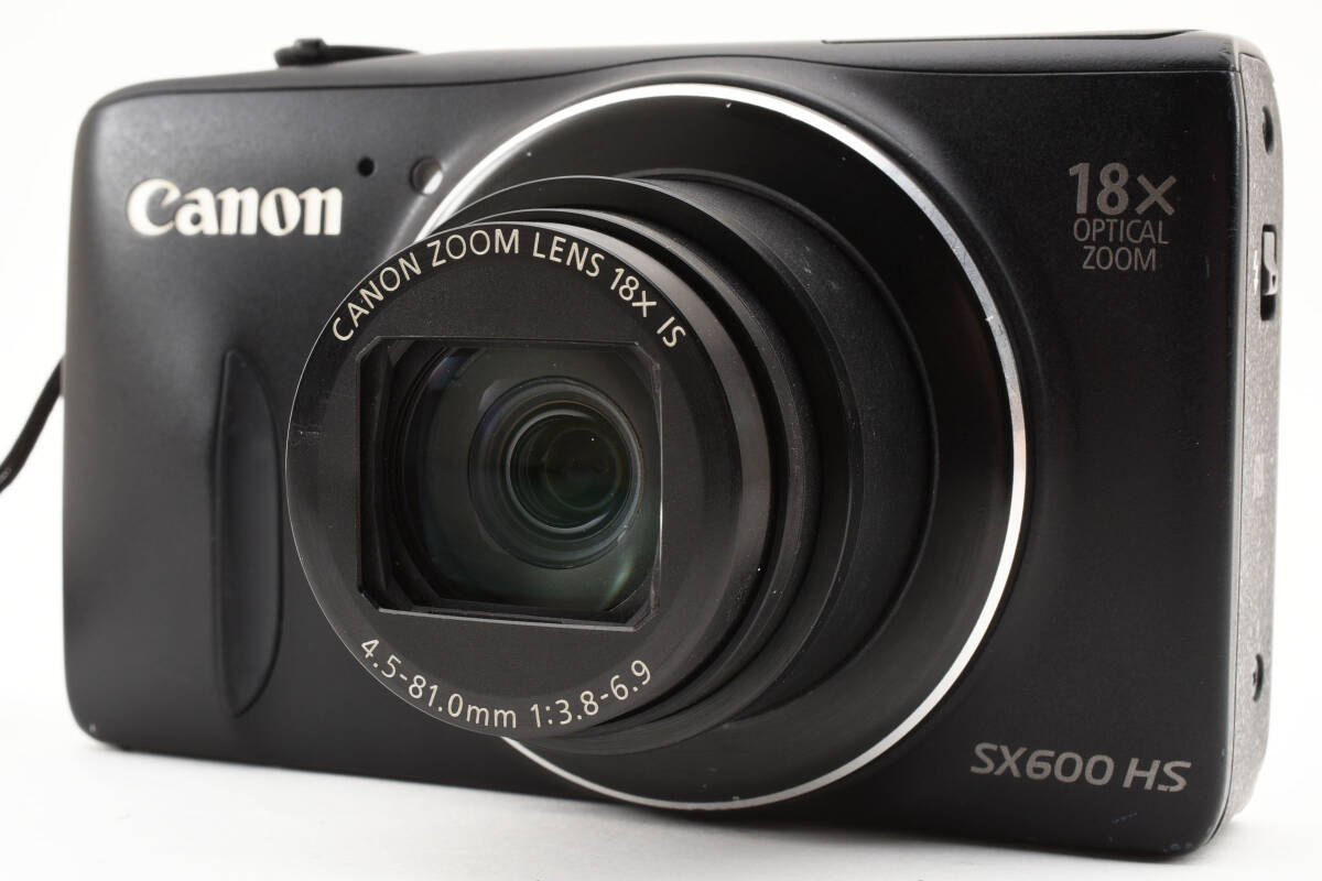 美品 Canon Powershot SX600HS ブラック 動作確認済み キヤノン パワーショット コンパクトデジタルカメラ PC2050 A192の画像3