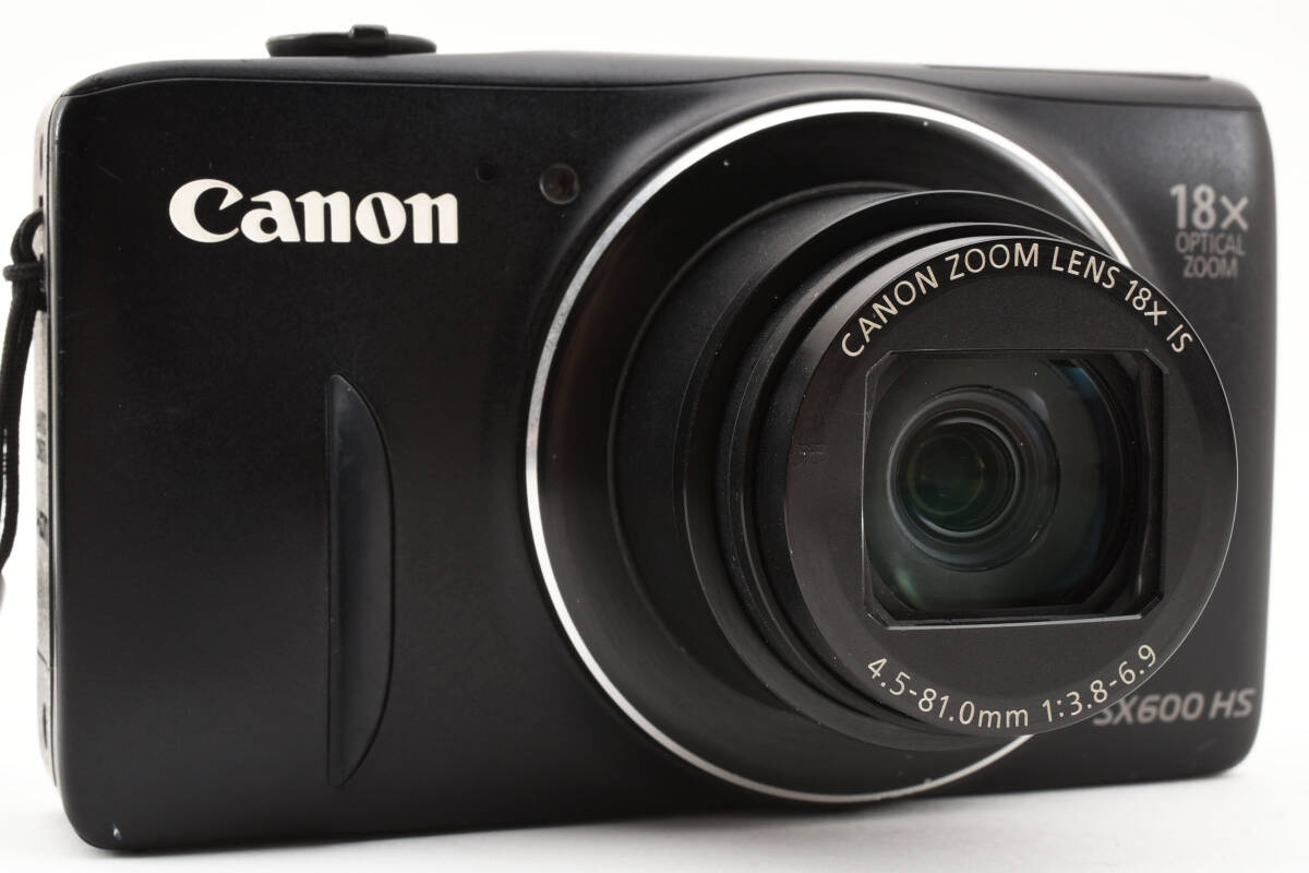 美品 Canon Powershot SX600HS ブラック 動作確認済み キヤノン パワーショット コンパクトデジタルカメラ PC2050 A192の画像4