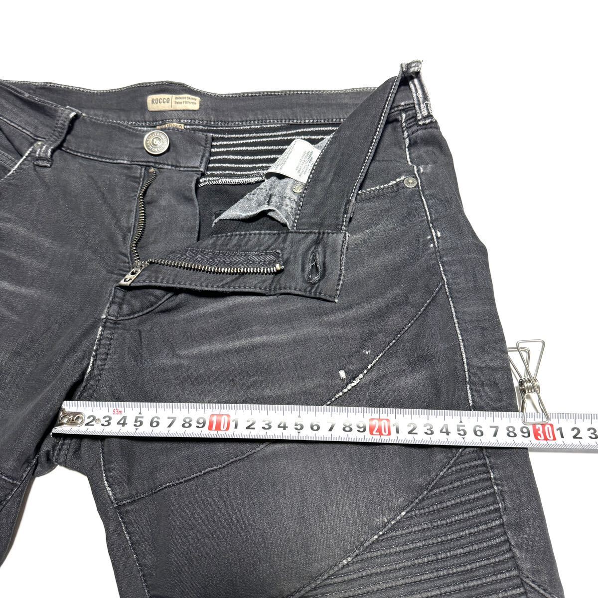 w30のw91㎝ rocco トゥルーレリジョン ストレッチデニム メンズ w30のw91㎝ rocco トゥルーレリジョン ストレッチデニム メンズ