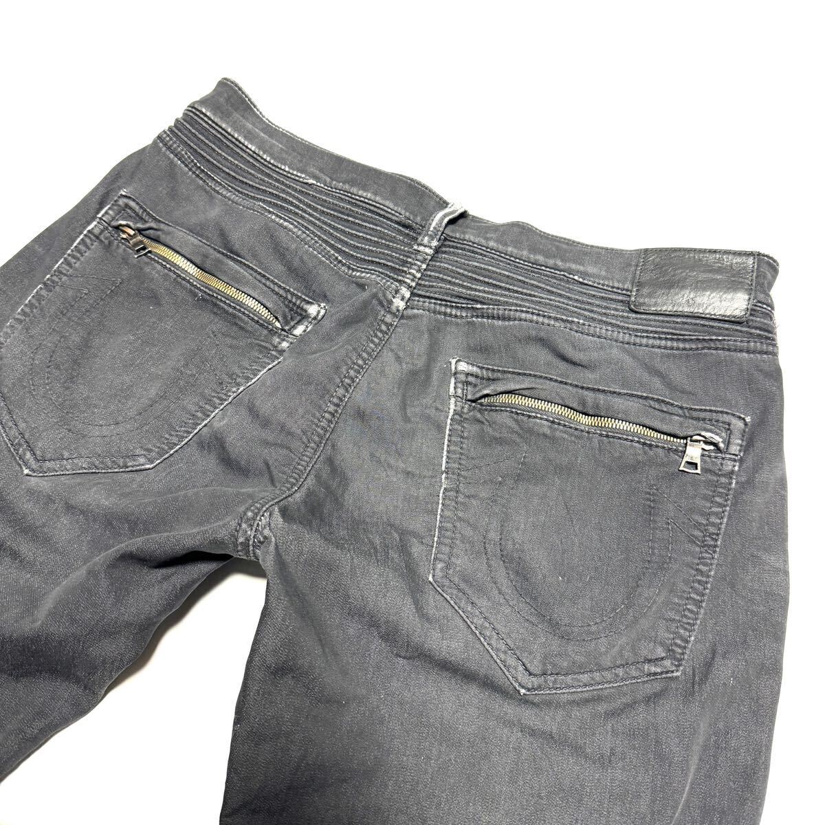 w30のw91㎝ rocco トゥルーレリジョン ストレッチデニム メンズ w30のw91㎝ rocco トゥルーレリジョン ストレッチデニム メンズ