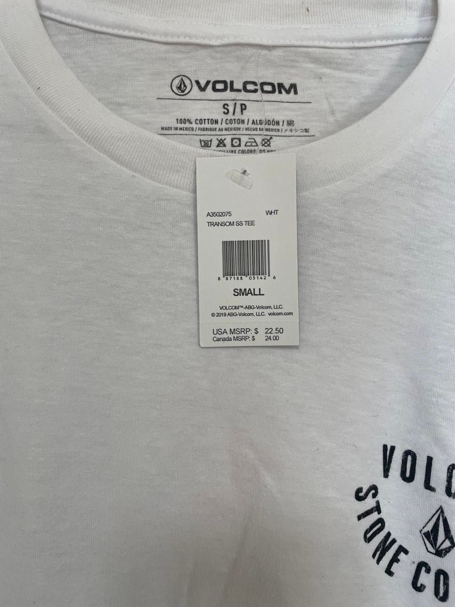 Tシャツ ホワイト　volcom