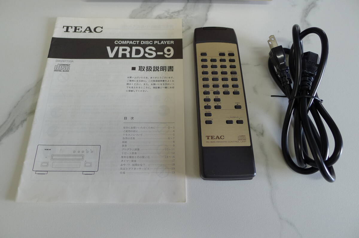 TEAC VRDS-9 良品・リモコン・取説書付き　_画像10