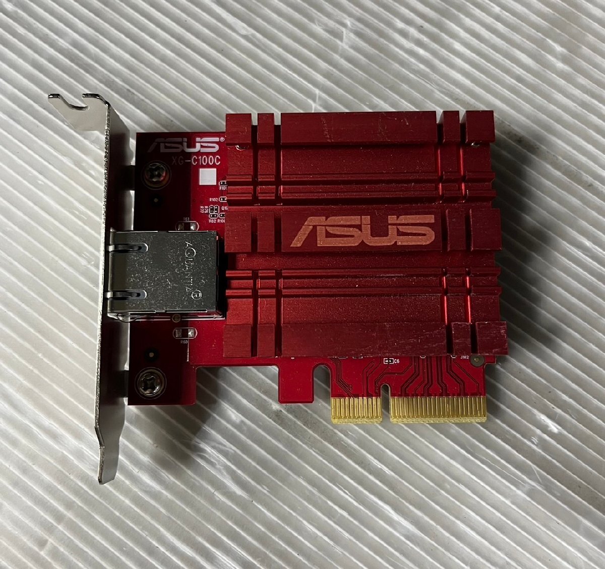  asus XG-C100C Adapter 1Port PCI-E 10G 中古動作品の画像1