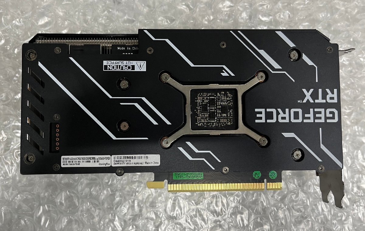 ジャンク GALAKURO NVIDIA GEFORCE RTX 3070 グラフィックボード 8GB DDR6 Displayport×3 HDMI×1 8ピン×1補充電源 動作未確認の画像4