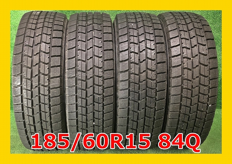 ★2021年製 185/60R15 84Q GOODYEAR ICE NAVI7 中古 スタッドレスタイヤ 4本 15インチ★_画像1