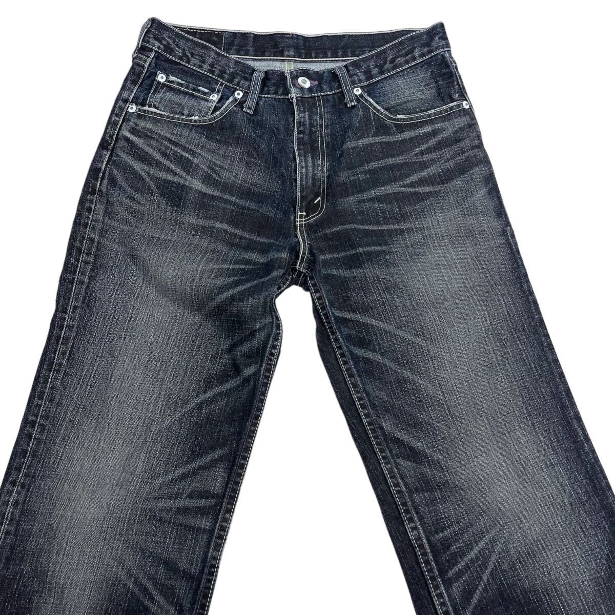 Levi\'s 502 502-03 / Levi's men's Denim pants regular strut long-legged jeans indigo W33 made in Japan O-2095
