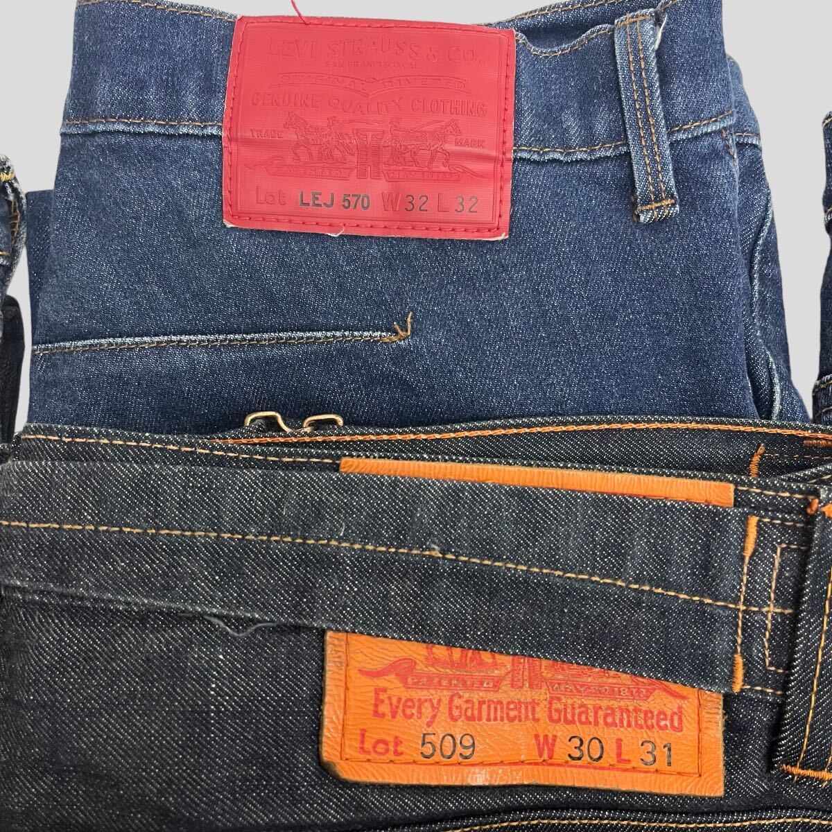 【Levi’sデニム10本まとめ売り】リーバイス デニムパンツ ジーンズ504.504.509.541.562.570.203などサイズW29-34アソートセット！！_画像10