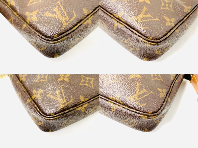 良品 ルイヴィトン LOUIS VUITTON モノグラム ポシェット アクセソワール M51980 化粧ポーチ SL0999 小物入れ ハンドバッグ 鞄 ミニバッグの画像7