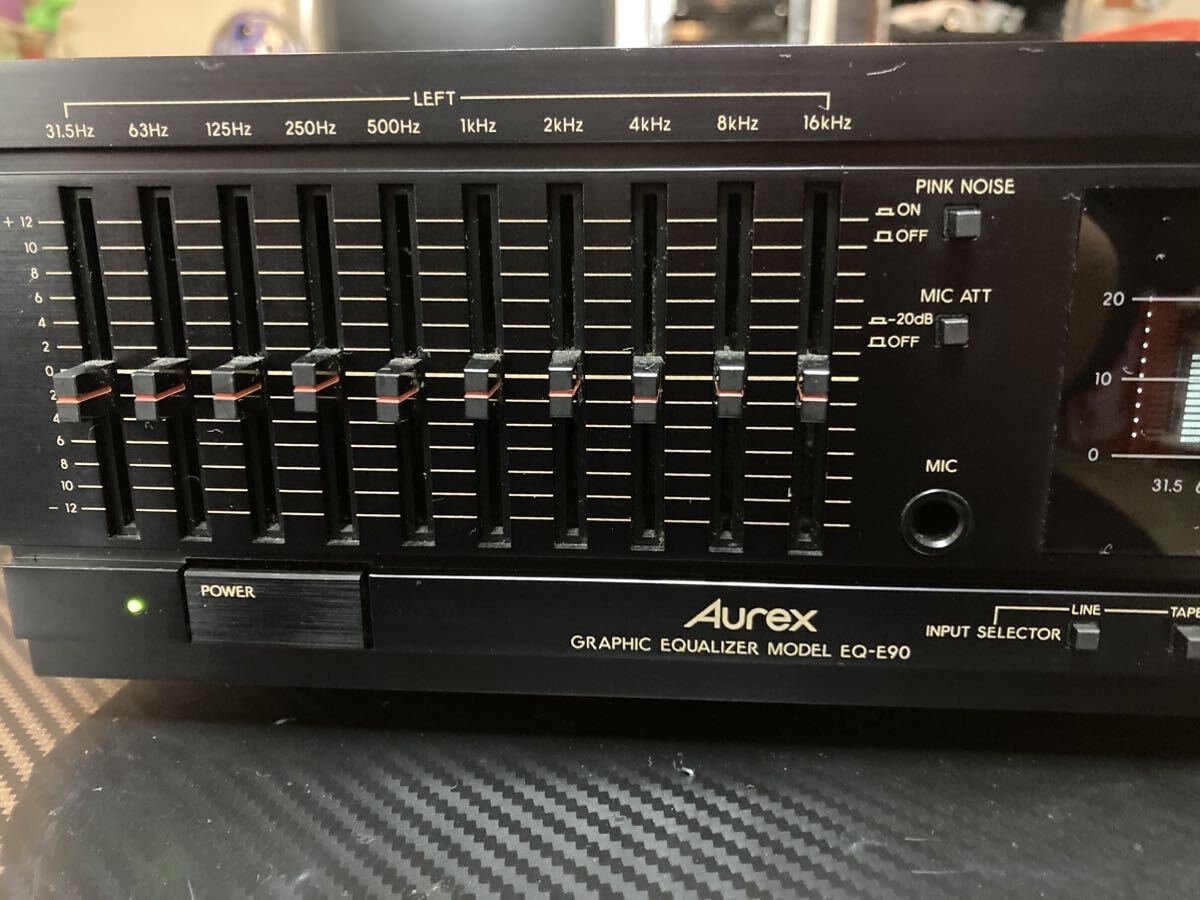 Aurex MODEL EQ-E90 グラフィックイコライザー _画像2