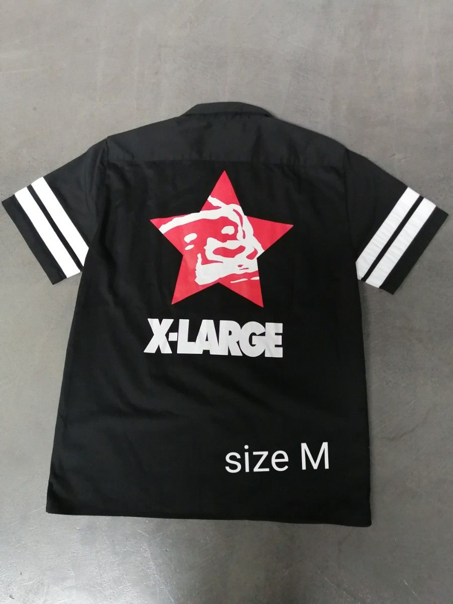 XLARGE エックスラージ オープンカラー半袖シャツ　メンズM