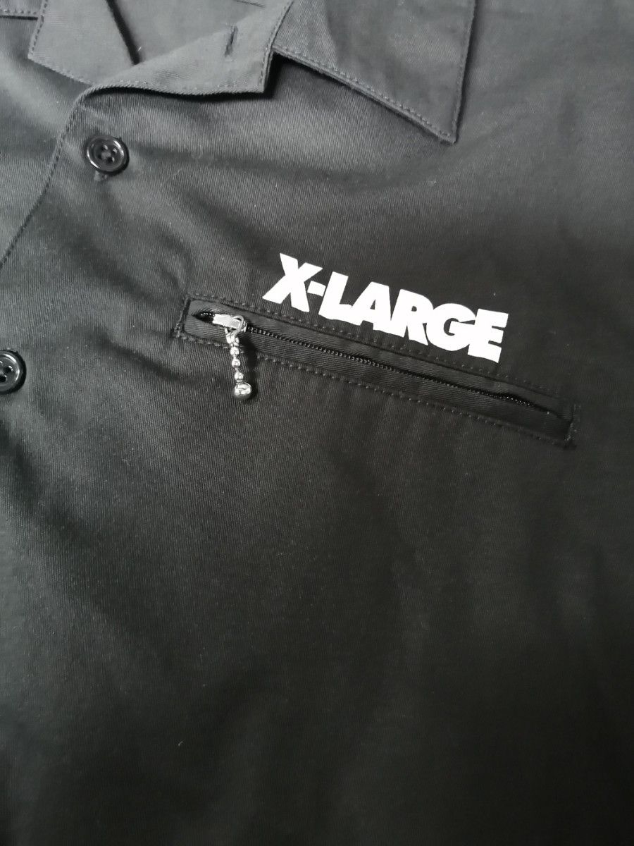 XLARGE エックスラージ オープンカラー半袖シャツ　メンズM