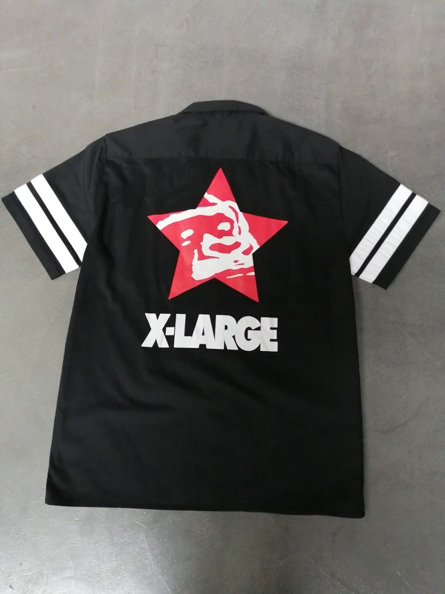 XLARGE エックスラージ オープンカラー半袖シャツ　メンズM
