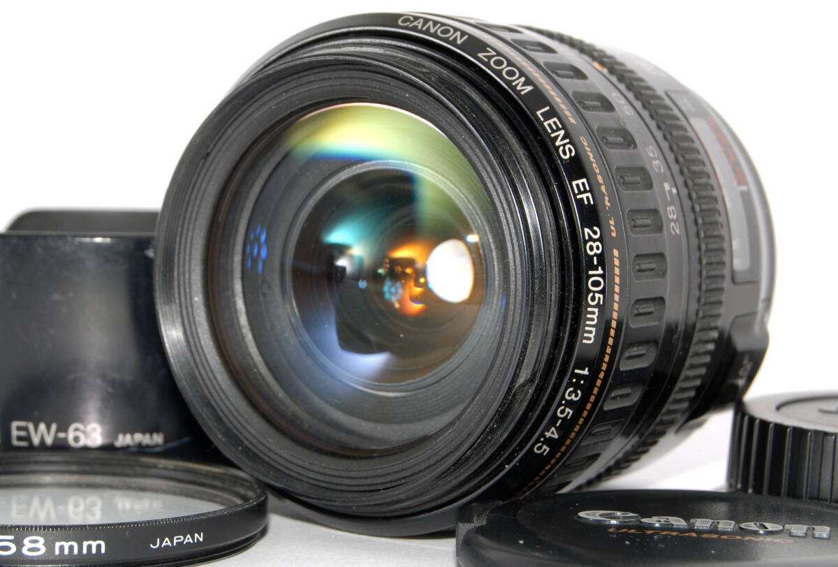 ◆初心者入門＆極上美品◆ Canon キャノン EF 28-105mm F4-5.6 USM 付属品多数有りの画像1