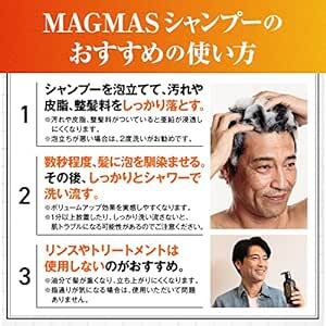 サンスター MAGMAS（マグマス）亜鉛導入シャンプー ボリュームアップ スカルプ 頭皮ケア メンズ 男性の画像6