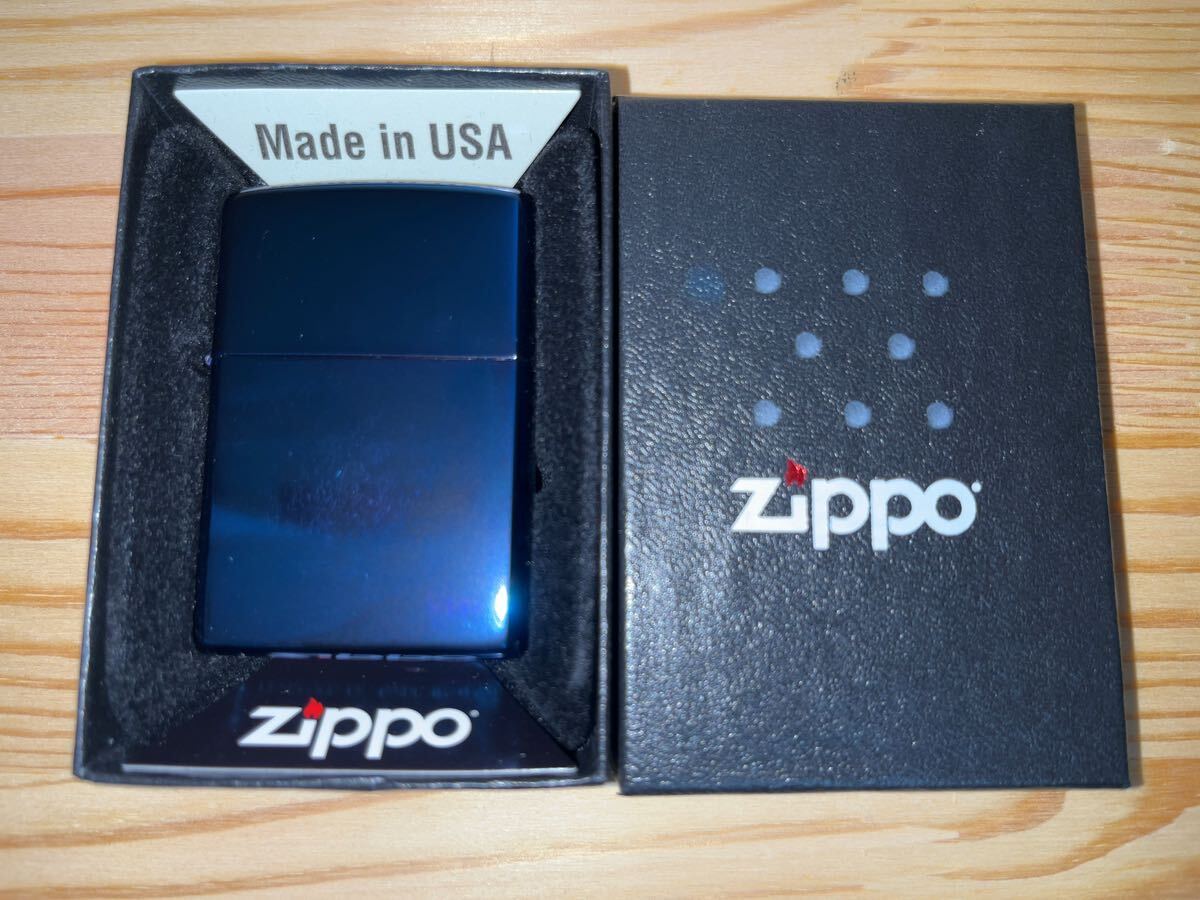ZIPPO (ジッポー) ライター PVD加工 サファイア 20446.YS オイルライター Zippo 喫煙具 _画像1
