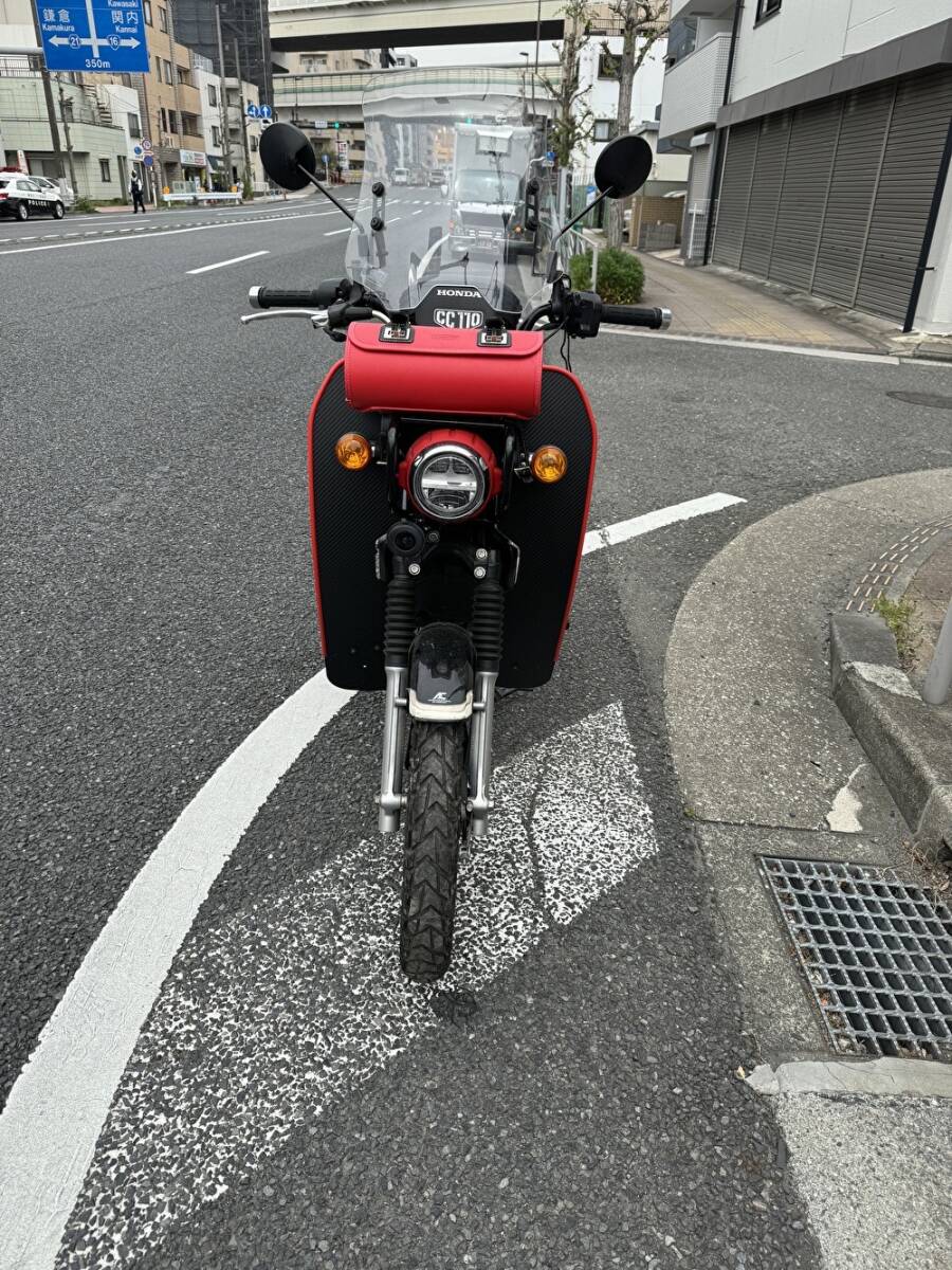 ホンダ　クロスカブ　110 JA45_黒と赤の2色で統一してあります。