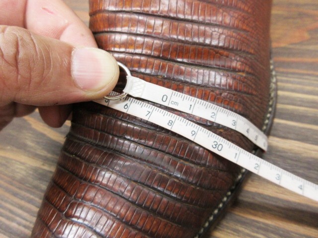 25～25.5cmくらい DANPOST リザード ウエスタン ブーツ （ダンポスト トカゲ革_画像8