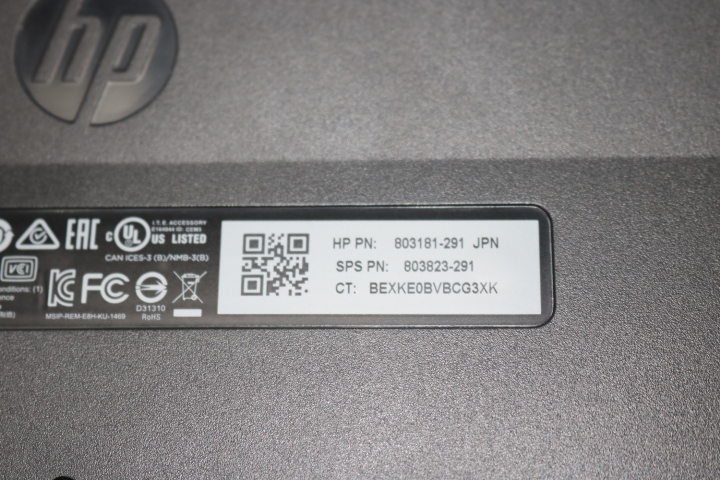 HP純正 HP 803181 291 USB接続 薄型 スリムキーボード 日本語 配列 軽量 有線 USBキーボード_画像4