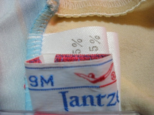 USED Jantzen swimming wear size 9M blue / white color 