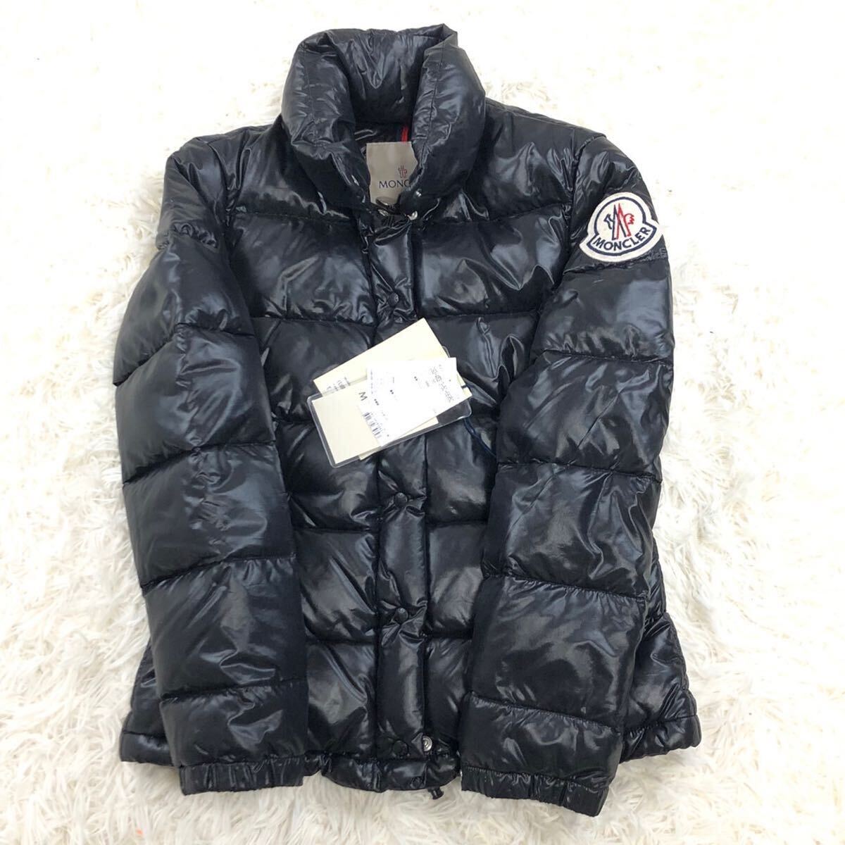 【新品同様】MONCLER モンクレール ダウン エベレスト CLAIRE ダウンジャケット ロゴ ブラック 高級の画像4