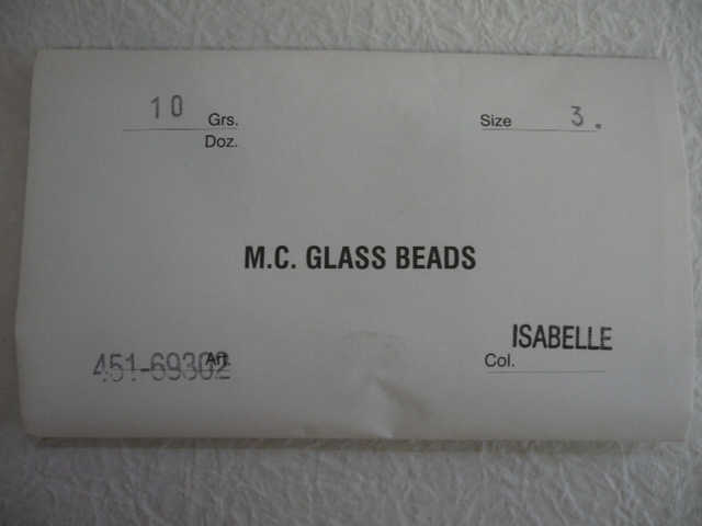 8930.未使用 チェコビーズ M.C.GLASS BEADS ISABELLE(イザベル)の画像3