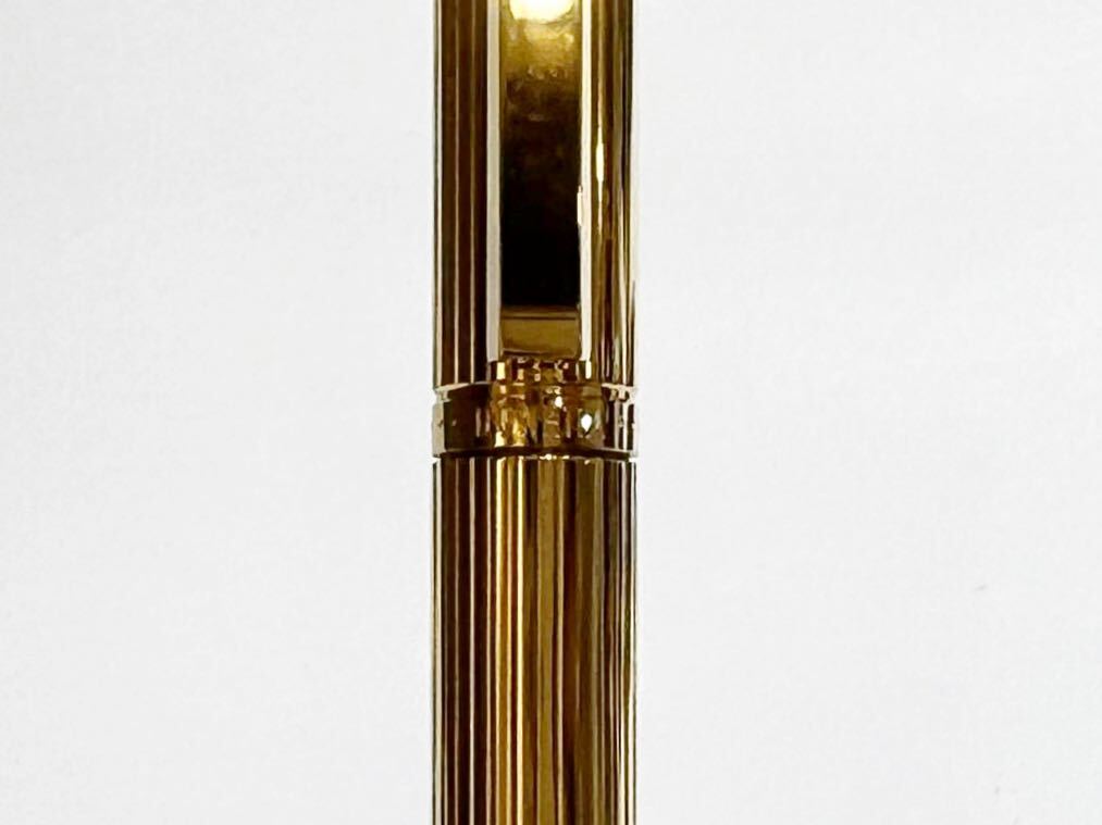 A473 ALFRED DUNHILL ダンヒル　ボールペン　ツイスト式　ゴールドカラー　筆記用具　文房具　ビジネス_画像5