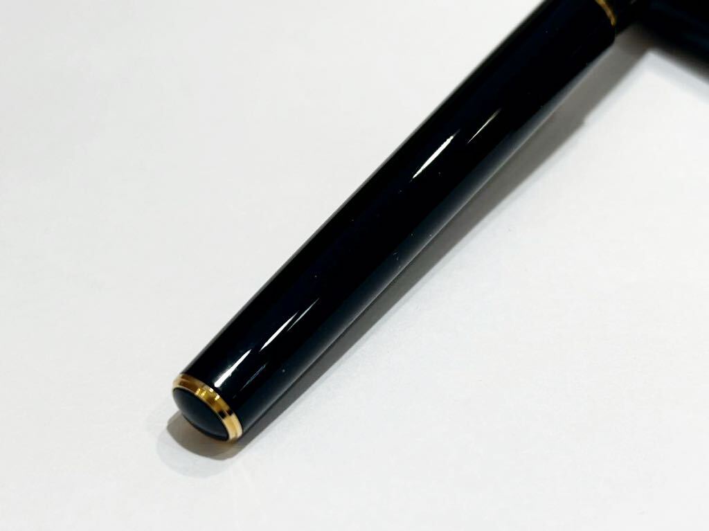 B775 新品 未使用 PLATINUM プラチナム 万年筆 ペン先K18 YG ブラック ゴールド 筆記用具 文房具 ビジネスの画像5