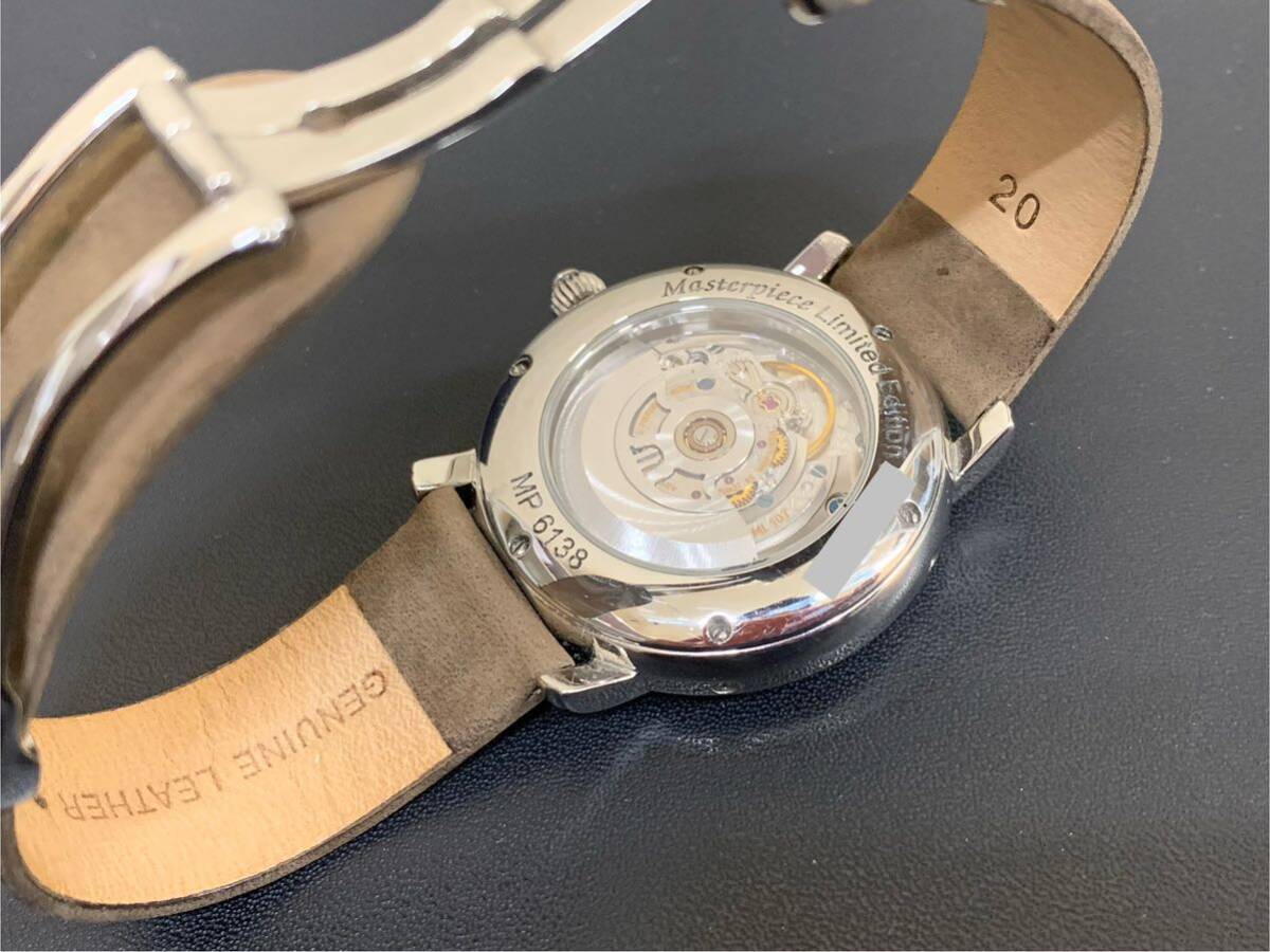 D224 MAURICE LACROIX モーリスラクロア マスターピース ムーンフェイズ 2004年日本250本限定 MP6138 シェル文字盤 メンズ腕時計 の画像5