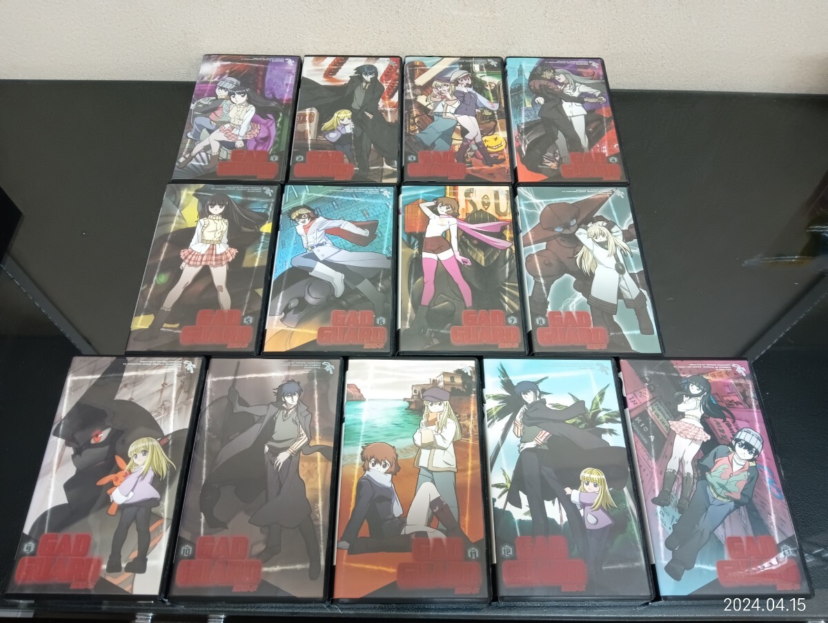 C28　GAD GUARD　ガドガード　VOL.1〜VOL.13　アニメーションビデオ　VHS まとめ　いづなよしつね　錦織博　GONZO　メディアファクトリー_画像1