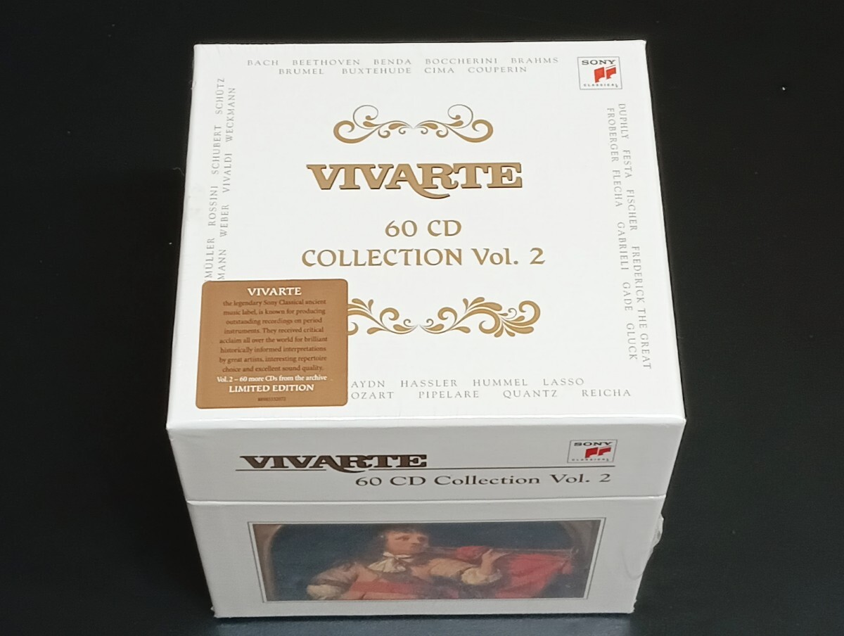 C26 未開封 VIVARTE 60CD COLLECTION Vol.2 ヴィヴァルテ・コレクション第2集 輸入盤 クラシック バッハ ベートーヴェン モーツァルト
