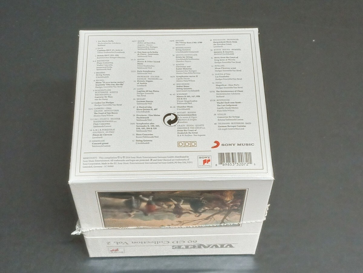 C26 未開封 VIVARTE 60CD COLLECTION Vol.2 ヴィヴァルテ・コレクション第2集 輸入盤 クラシック バッハ ベートーヴェン モーツァルトの画像6