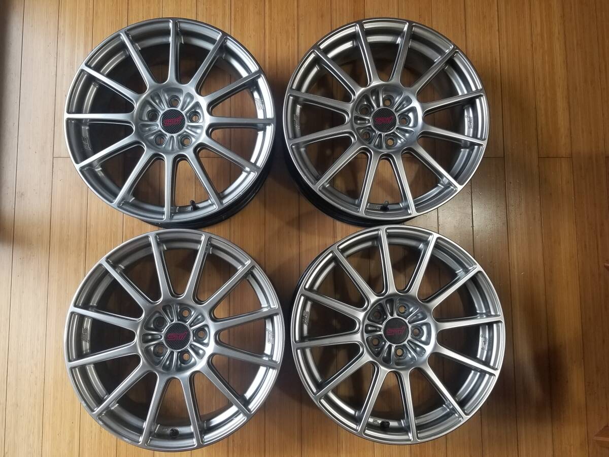 STI ENKEI 17インチ 7JJ ＋48 PCD100 MAT製法_画像1