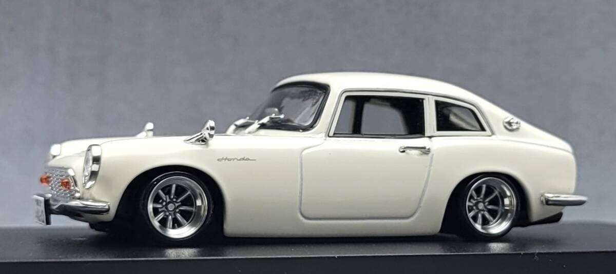 1/43 ホンダ S600改 クーペ AS285S ワタナベホイール アルミ製 深リム 街道レーサー 国産名車プレミアムコレクション アシェットの画像2