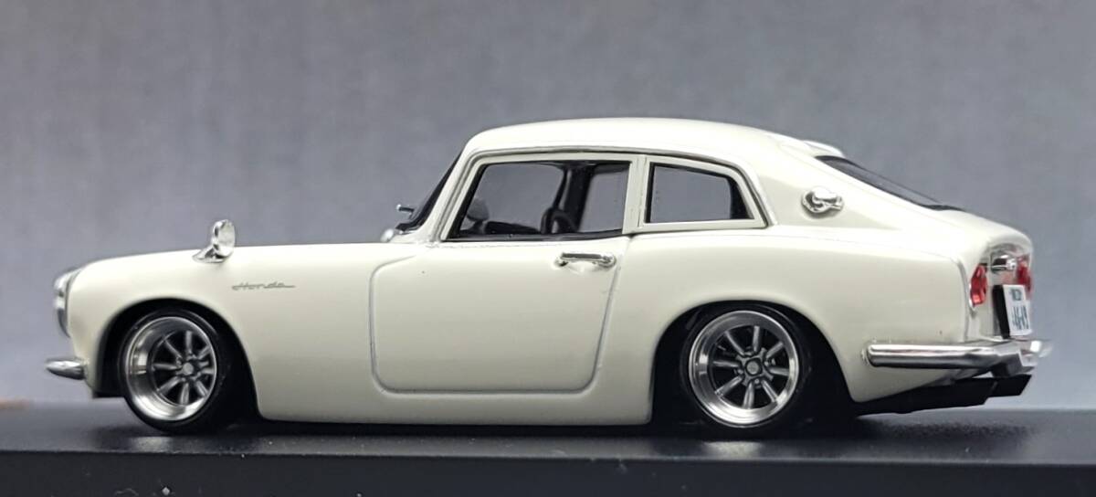 1/43 ホンダ S600改 クーペ AS285S ワタナベホイール アルミ製 深リム 街道レーサー 国産名車プレミアムコレクション アシェットの画像4